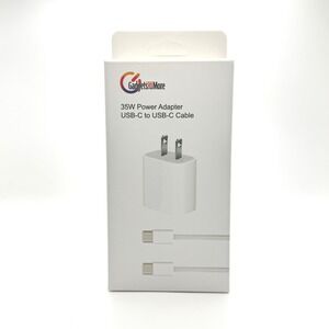 GadgetsandMore | 35W USB C Power Adapter and USB C to USB C Cable Fast Charger